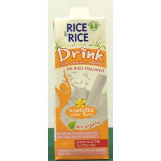 Rice drink with vanilla
