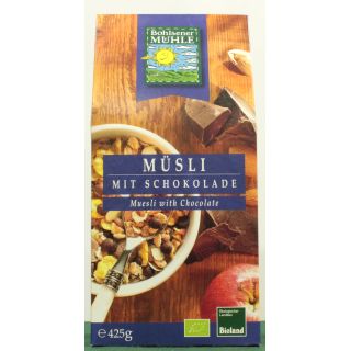 Muesli with chocolate