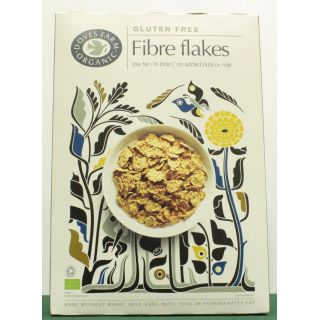 Flakes with fiber
