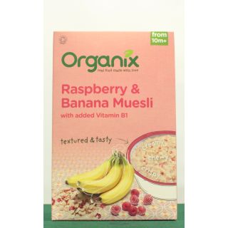 Banana and Raspberry Muesli