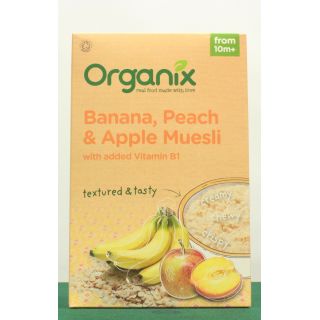 Muesli Banana peach and apple