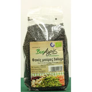 Black beluga lentils