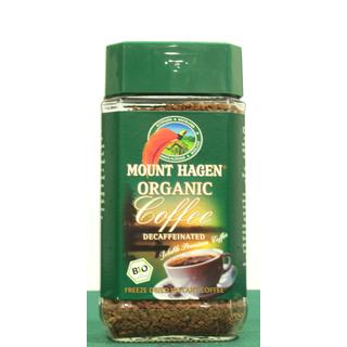 Instant coffee decaffeinated